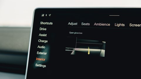 how to open the glove box