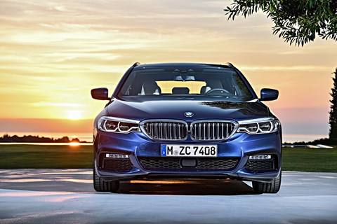 BMW 5-series Touring: a bold face