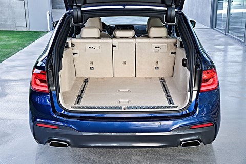 The business end: BMW 5-series boot
