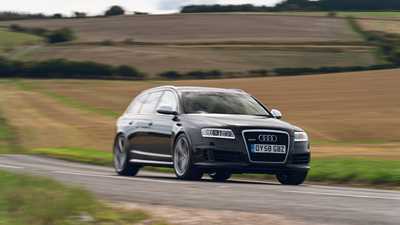 2008 Audi RS6 Avant cornering front three-quarters