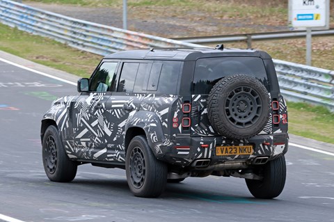 Land Rover Defender OCTA at the Nordschleife