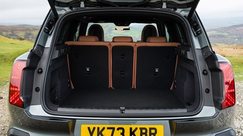 MINI Countryman (2024) review: boot space, seats up