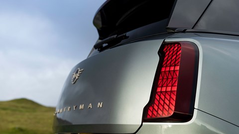 MINI Countryman (2024) review: LED taillight, silver and gold paint