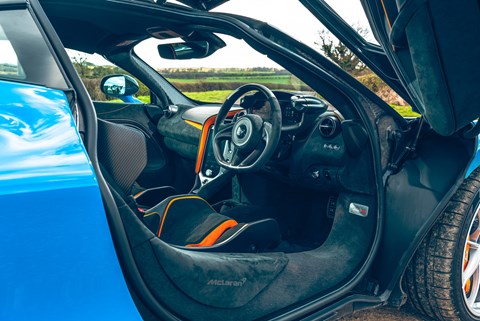 McLaren interior