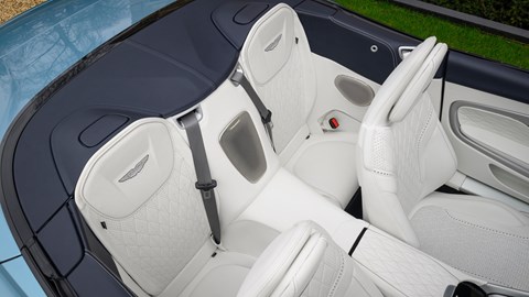 Aston Martin DB12 Volante rear seats