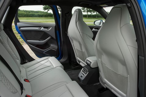 Audi RS3 Sportback 2017 rear seats