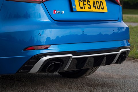 Audi RS3 Sportback 2017 exhaust