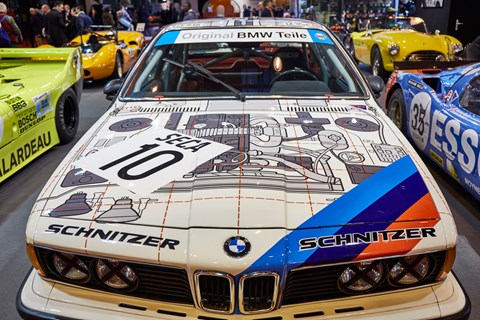 Talking of paintjobs check out the see-through wrap on this BMW 635CSI