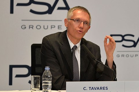 PSA CEO Carlos Tavares
