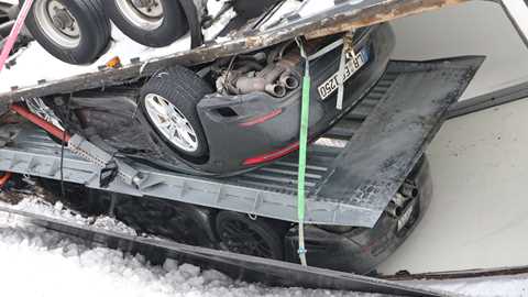 The Porsche transporter's secretive cargo on show