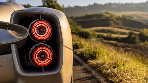 Pagani Utopia rear lights in air extractors