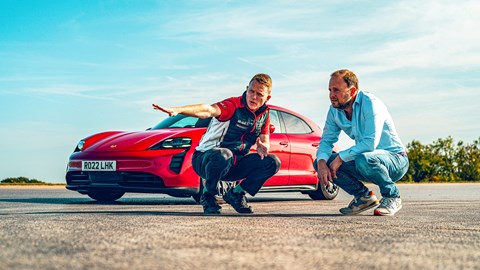 Porsche Taycan GTS instructor