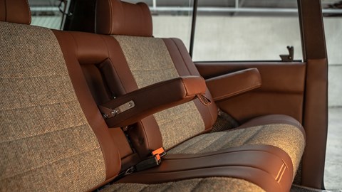 Rear seats roomy, once you squeeze through two-door bodyshell