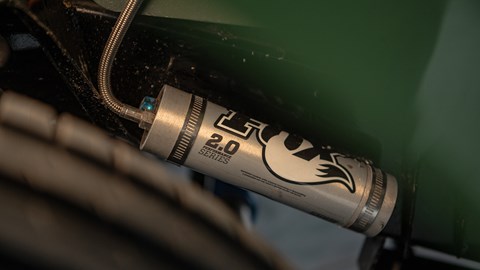 Fox shocks bring delicate handling and ride balance on Inverted Range Rover Classic