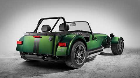 Caterham Seven 485 Final Edition, rear, green