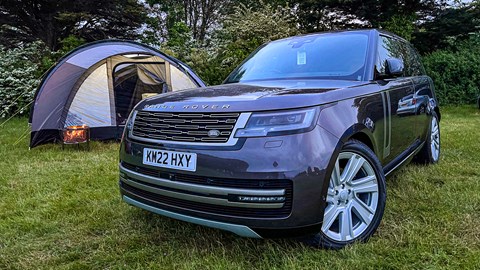 Range Rover camping