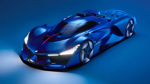 Alpine Alpenglow Hy4 hydrogen hypercar prototype, front