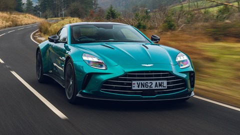 Aston Martin Vantage (2025) front driving