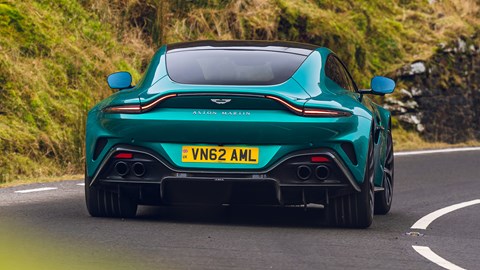 Aston Martin Vantage (2025) rear driving