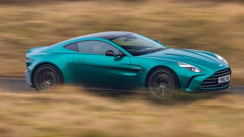 Aston Martin Vantage (2025) front driving