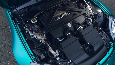 Aston Martin Vantage (2025) engine bay