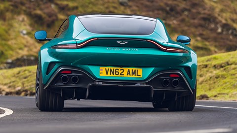 Aston Martin Vantage (2025) rear driving