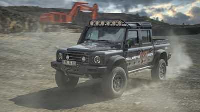 Ineos Quartermaster LeTech front driving