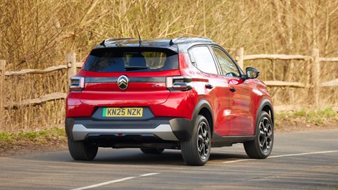 Citroen e-C3 rear cornering