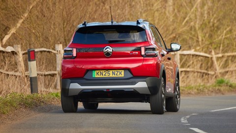 Citroen e-C3 rear cornering