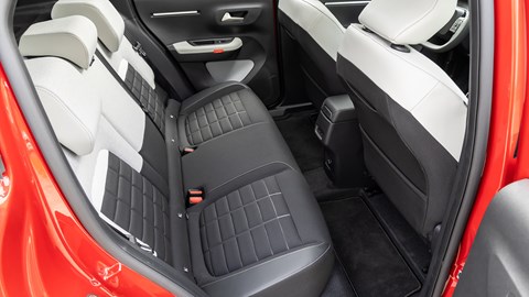 Citroen e-C3 rear seats
