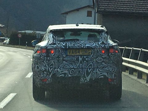 We spy the Jaguar E-Pace on the Stelvio Pass