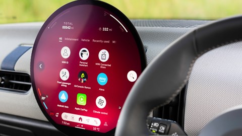 Mini Cooper C touchscreen