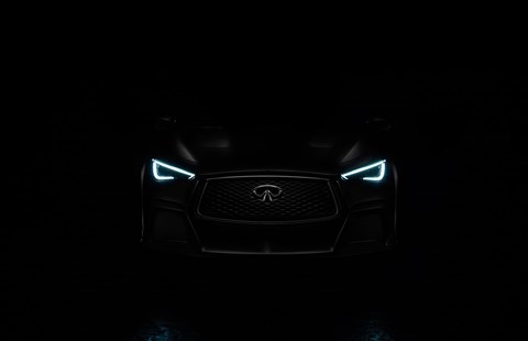 A shadowy front end: the Infiniti Q60 Black
