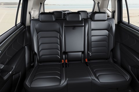 Two rows of seats in new VW Tiguan Allspace