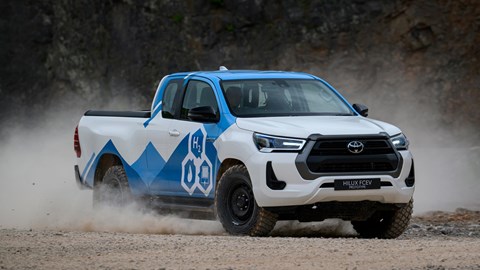 Testing for the Toyota Hilux hydrogen prototype is well under way.