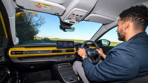 Jeep Avenger EV - driving and interior shot