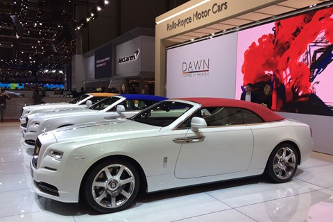 Rolls-Royce Dawn Inspired by Fashion at Geneva 2017