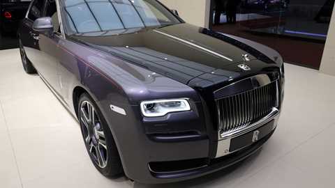Rolls-Royce Ghost Elegance with Diamond Stardust paint at Geneva 2017