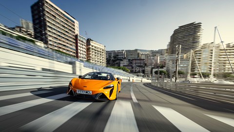 McLaren Artura Spider front three-quarter