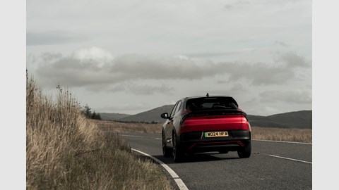Alfa Romeo Junior rear driving shot