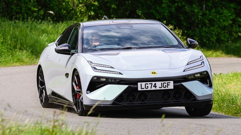 Lotus Emeya front cornering