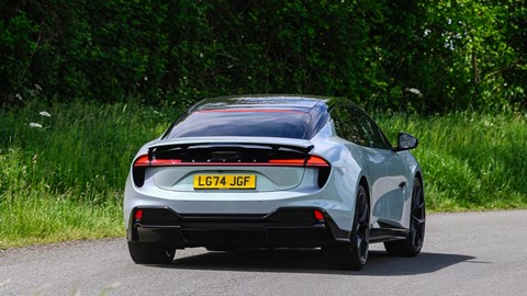 Lotus Emeya rear cornering