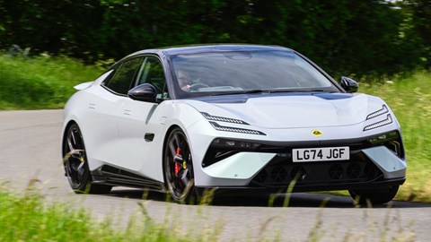 Lotus Emeya front cornering