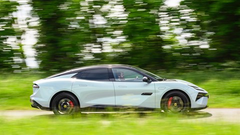 Lotus Emeya profile driving