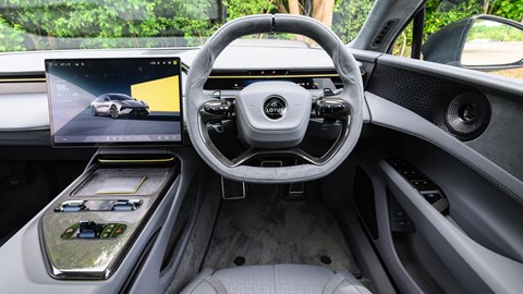 Lotus Emeya driving position