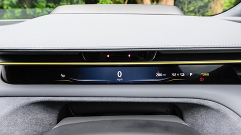 Lotus Emeya driver's display