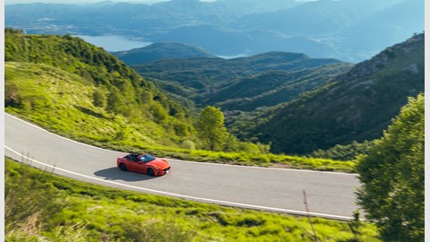 Maserati GranCabrio Folgore drone image