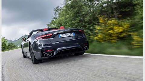 Maserati GranCabrio Trofeo rear action