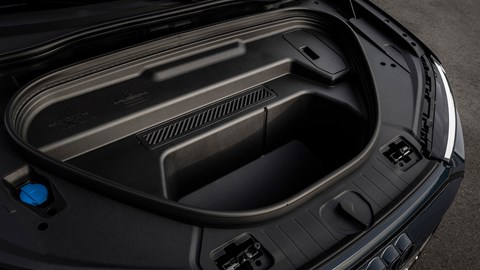 Audi Q6 e-Tron frunk, or front boot – a £500 option in the UK!