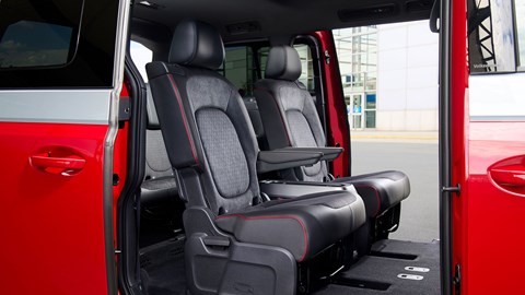 Volkswagen ID. Buzz: rear seats, black microsuede upholstery